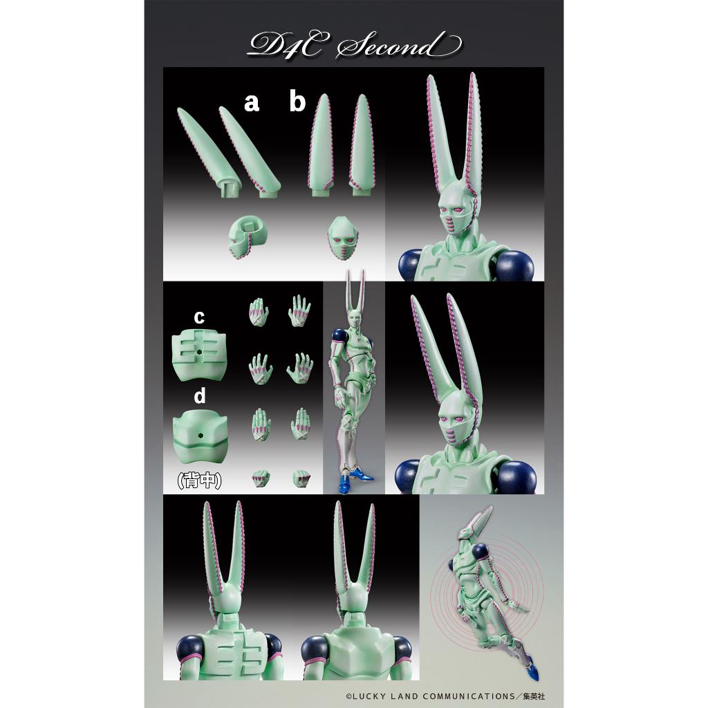 Jojo Super Action Statue Part VII: Steel Ball Run - D4C Second