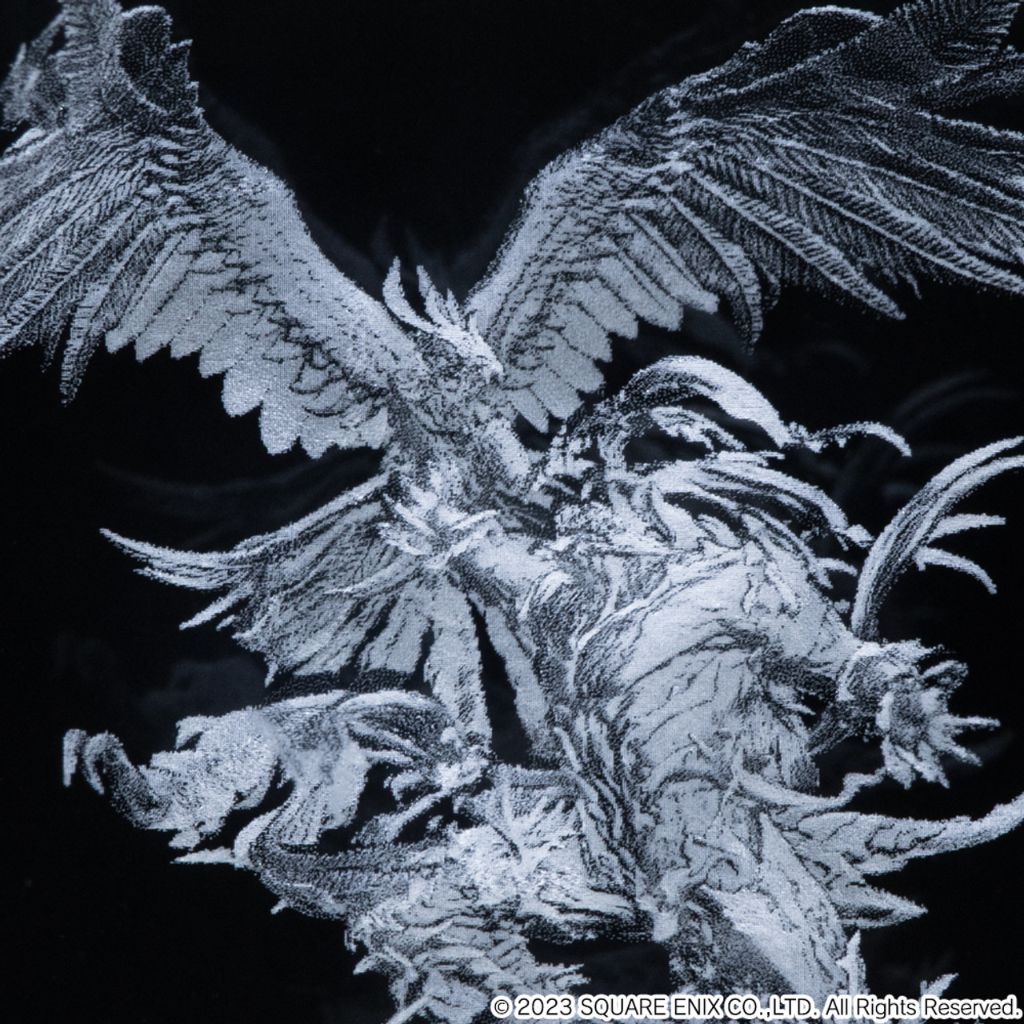 Square Enix Final Fantasy XVI 3D Crystal Glass - Phoenix & Ifrit