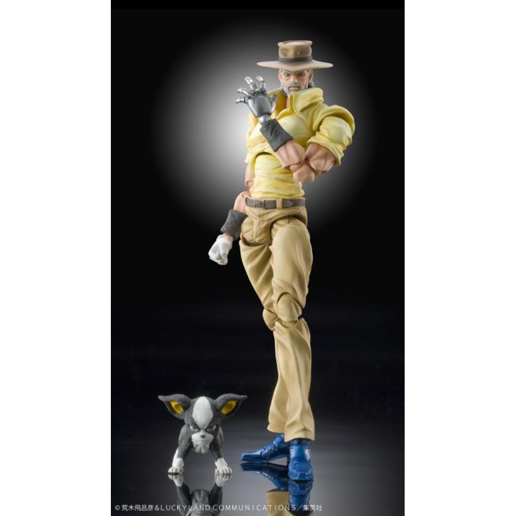 Super Action Statue Jojo Bizarre Adventure Part 3 - Joseph Joestar & Iggy (Re-Issue)
