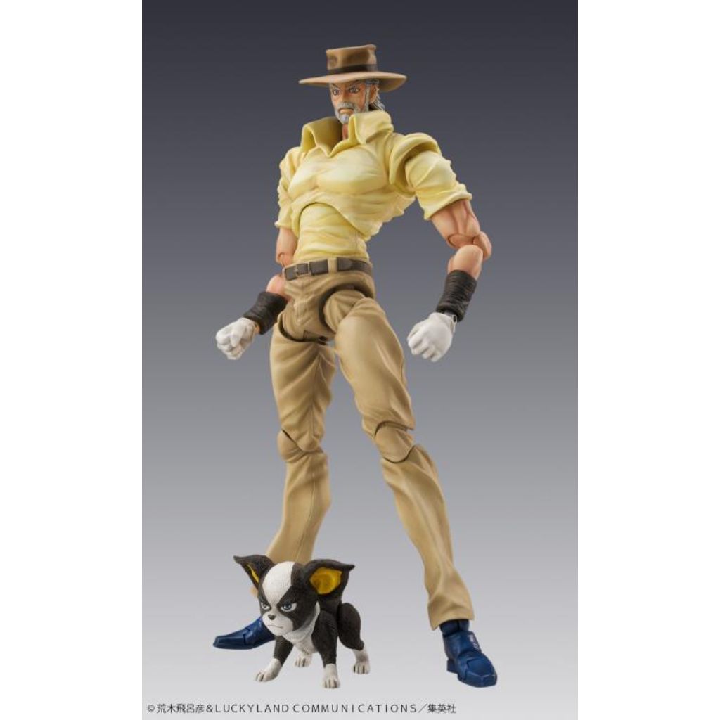 Super Action Statue Jojo Bizarre Adventure Part 3 - Joseph Joestar & Iggy (Re-Issue)