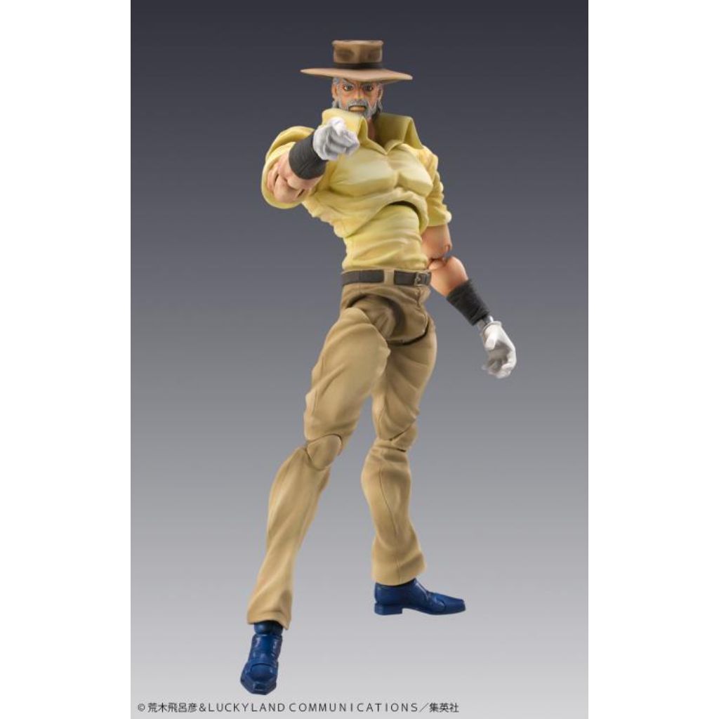 Super Action Statue Jojo Bizarre Adventure Part 3 - Joseph Joestar & Iggy (Re-Issue)