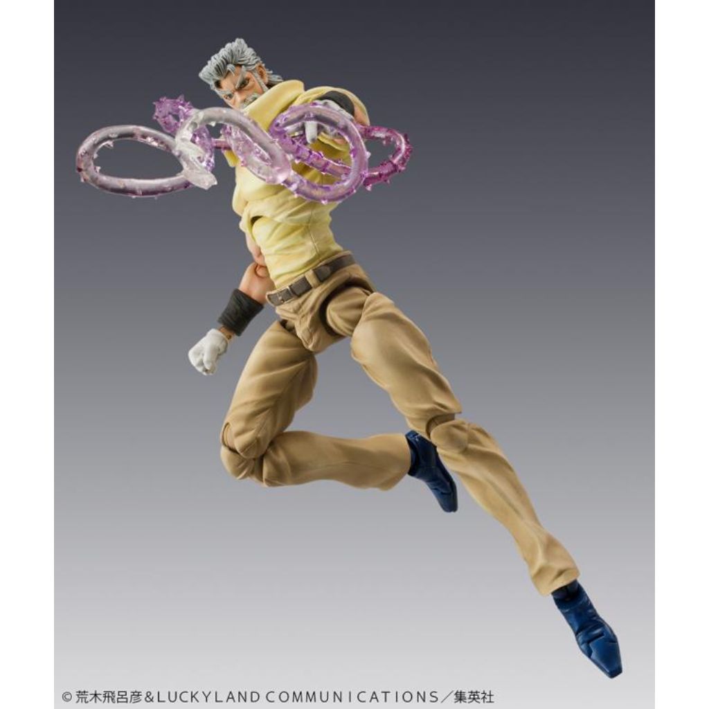 Super Action Statue Jojo Bizarre Adventure Part 3 - Joseph Joestar & Iggy (Re-Issue)