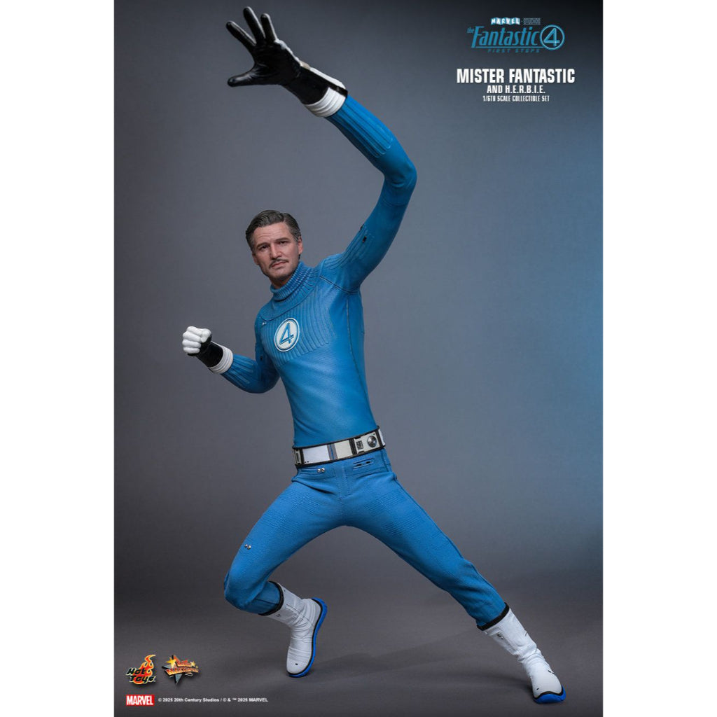MMS822 - The Fantastic Four: First Steps 1/6th Scale Mister Fantastic and H.E.R.B.I.E. Collectible Set