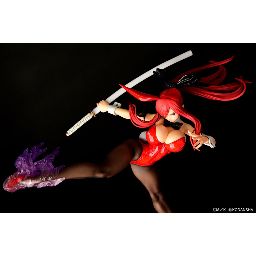 ORCATOYS Fairy Tail - Erza Scarlet High Kick Ver. Crimson Bunny Figurine