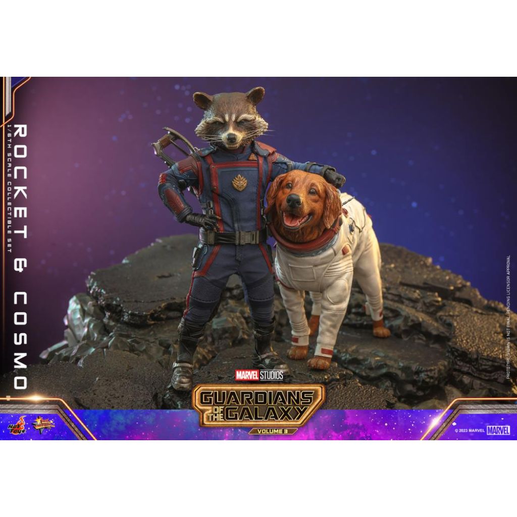 MMS708 Guardians of the Galaxy Vol. 3 - 1/6 Rocket and Cosmo Collectible Set