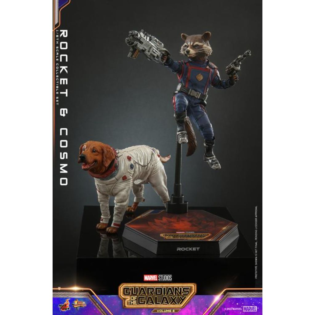 MMS708 Guardians of the Galaxy Vol. 3 - 1/6 Rocket and Cosmo Collectible Set