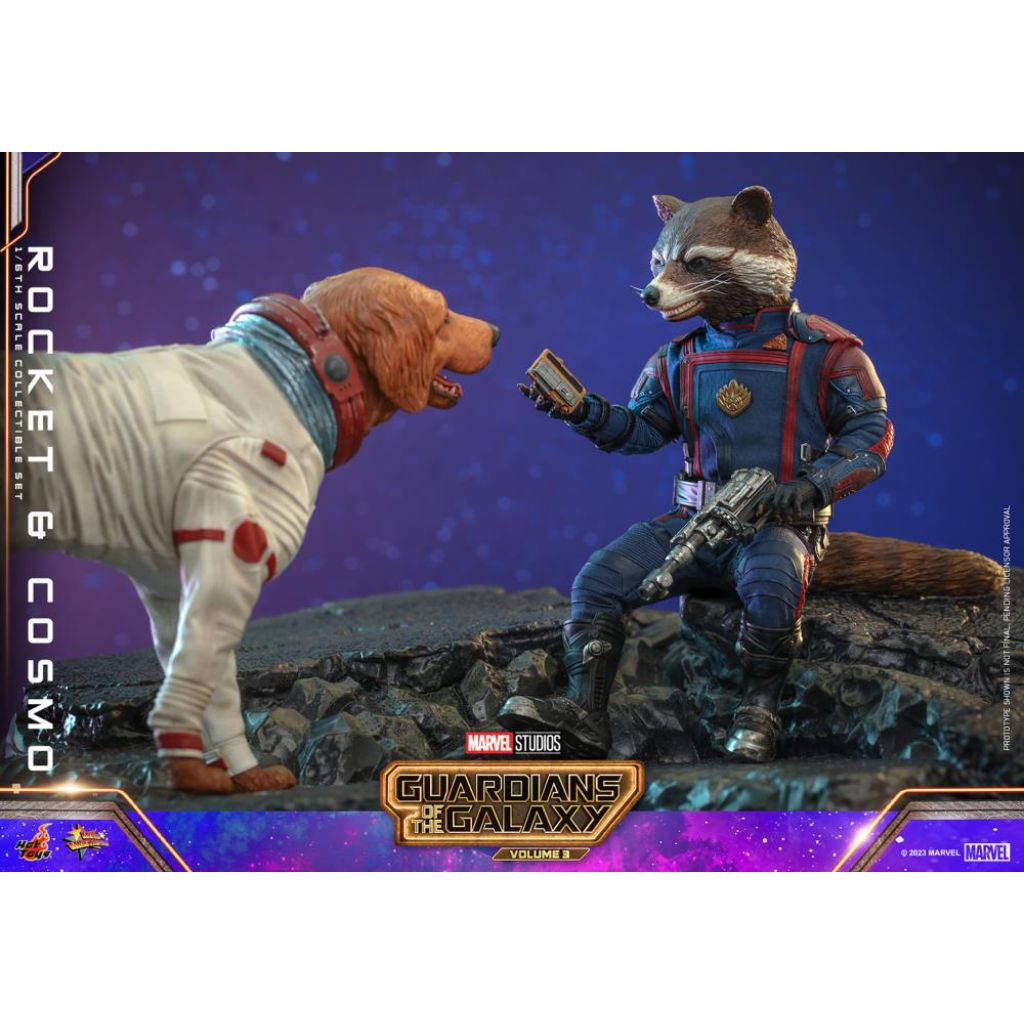 MMS708 Guardians of the Galaxy Vol. 3 - 1/6 Rocket and Cosmo Collectible Set