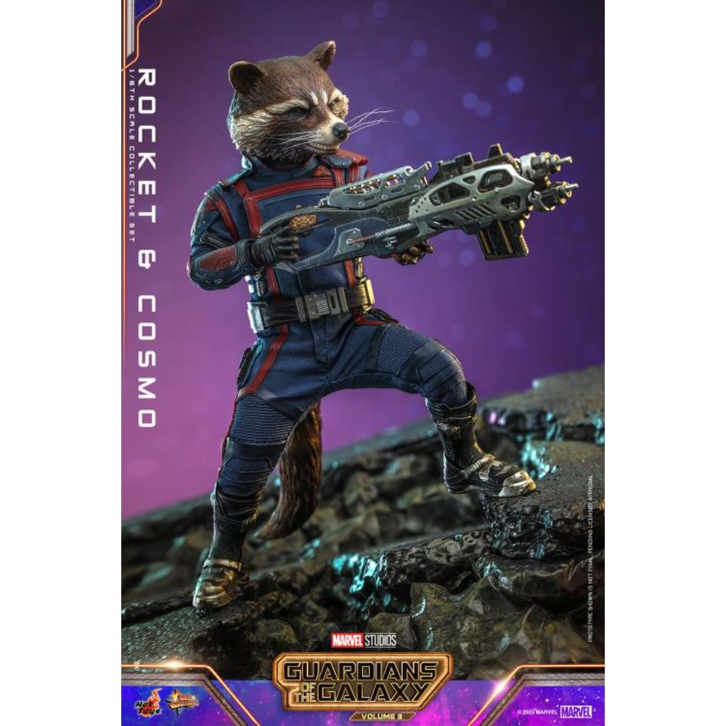 MMS708 Guardians of the Galaxy Vol. 3 - 1/6 Rocket and Cosmo Collectible Set