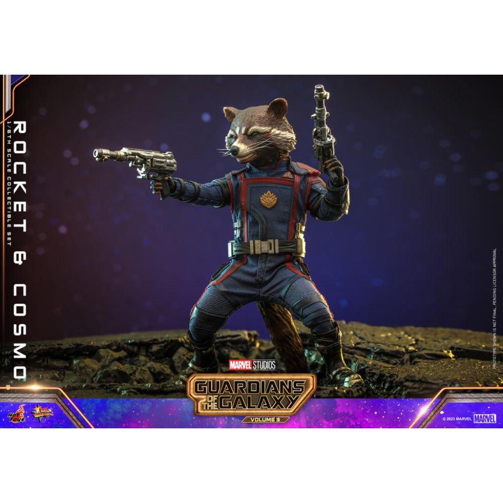 MMS708 Guardians of the Galaxy Vol. 3 - 1/6 Rocket and Cosmo Collectible Set