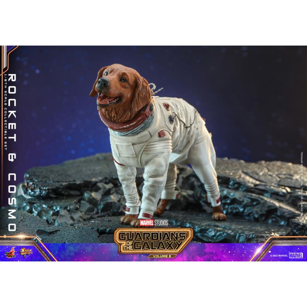 MMS708 Guardians of the Galaxy Vol. 3 - 1/6 Rocket and Cosmo Collectible Set