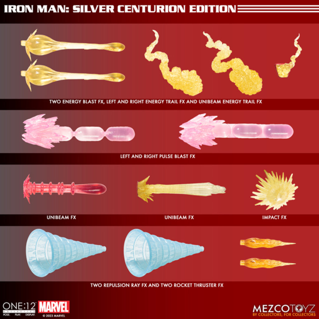 One:12 Collective - Iron Man: Silver Centurion