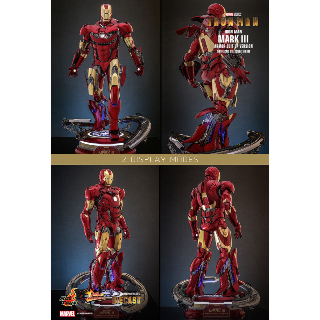 MMS825D72 - Iron Man 1/6th Scale Iron Man Mark III (Armor Suit Up Version)