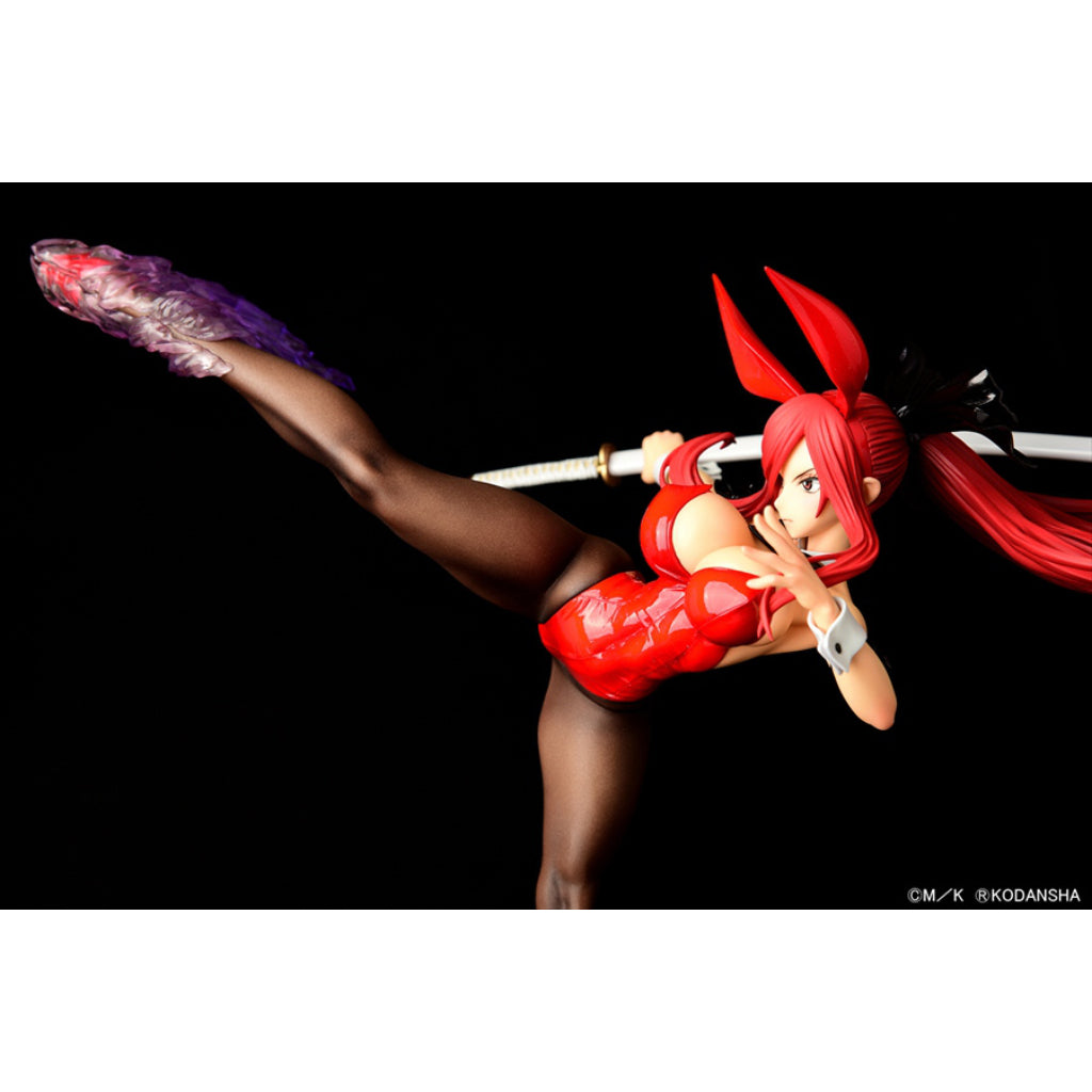 ORCATOYS Fairy Tail - Erza Scarlet High Kick Ver. Crimson Bunny Figurine