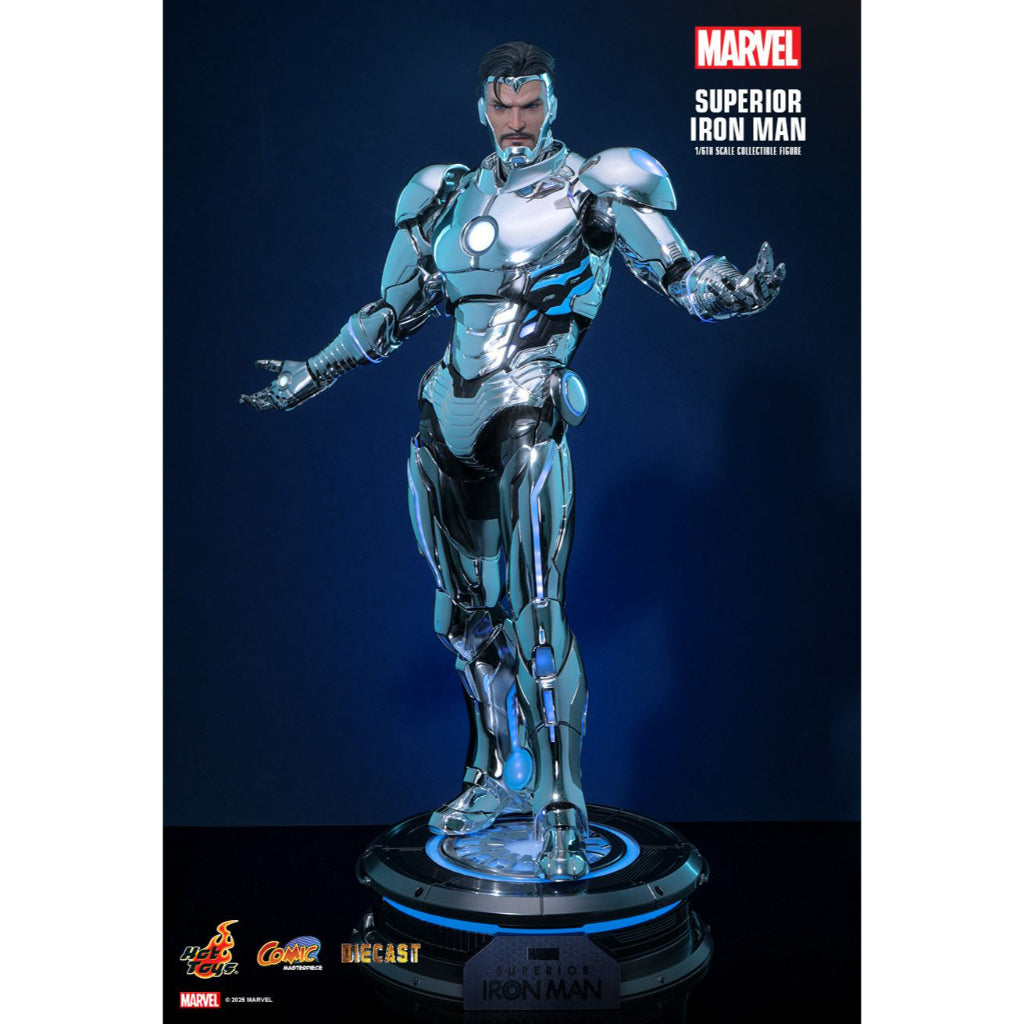 CMS026D73 - Marvel Comics 1/6th Scale Superior Iron Man