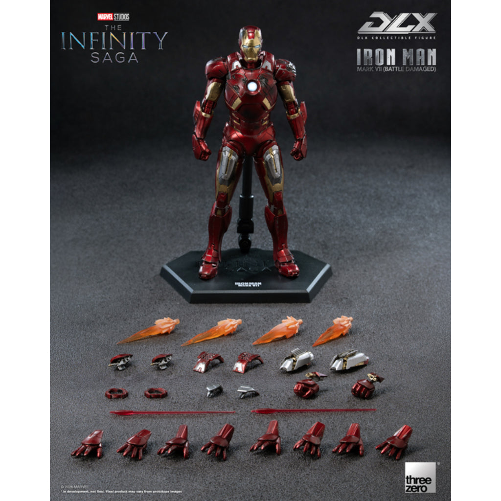 DLX Scale Marvel Studios: The Infinity Saga - Iron Man Mark VII (Battle Damaged)