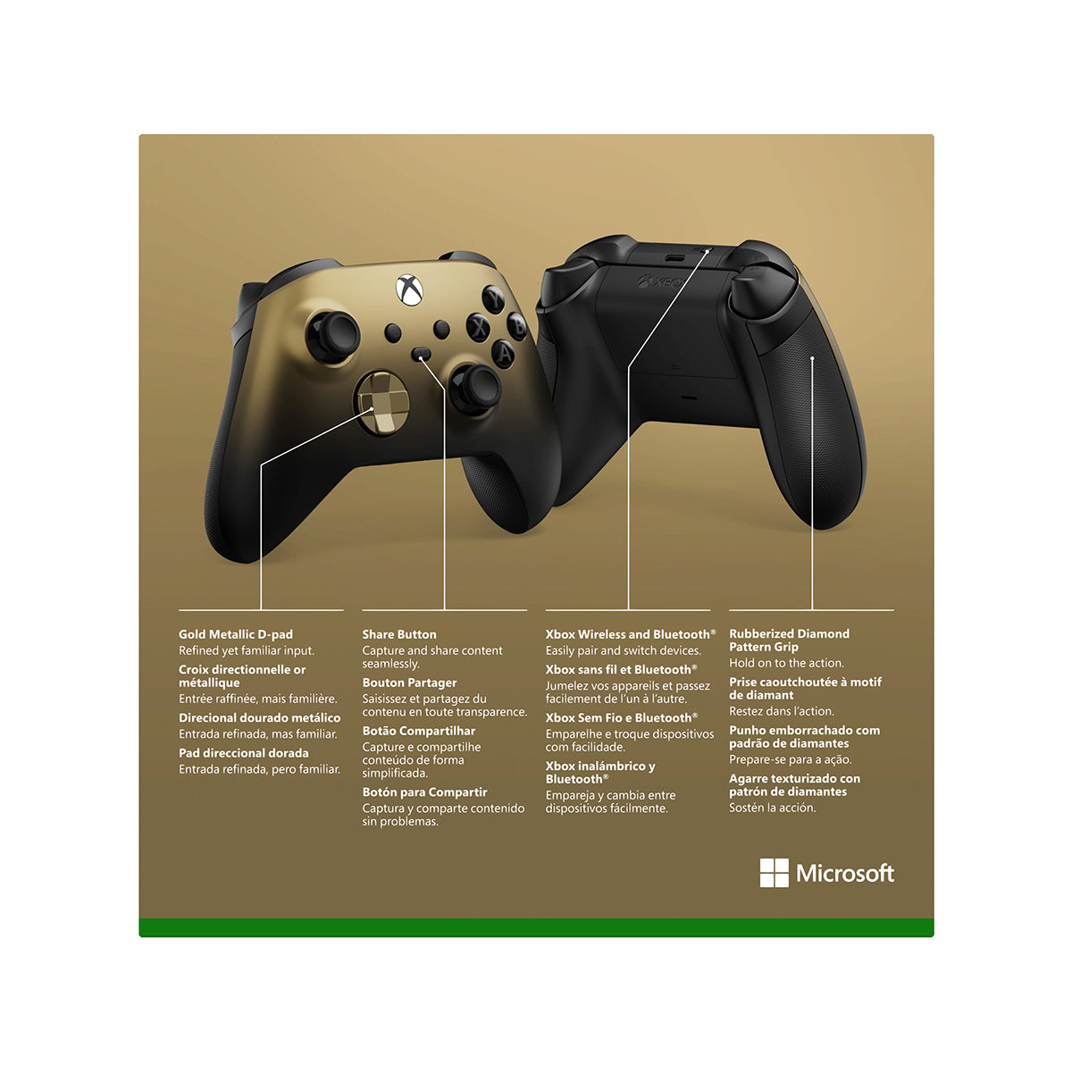XBOX Wireless Controller - Gold Shadow Special Edition