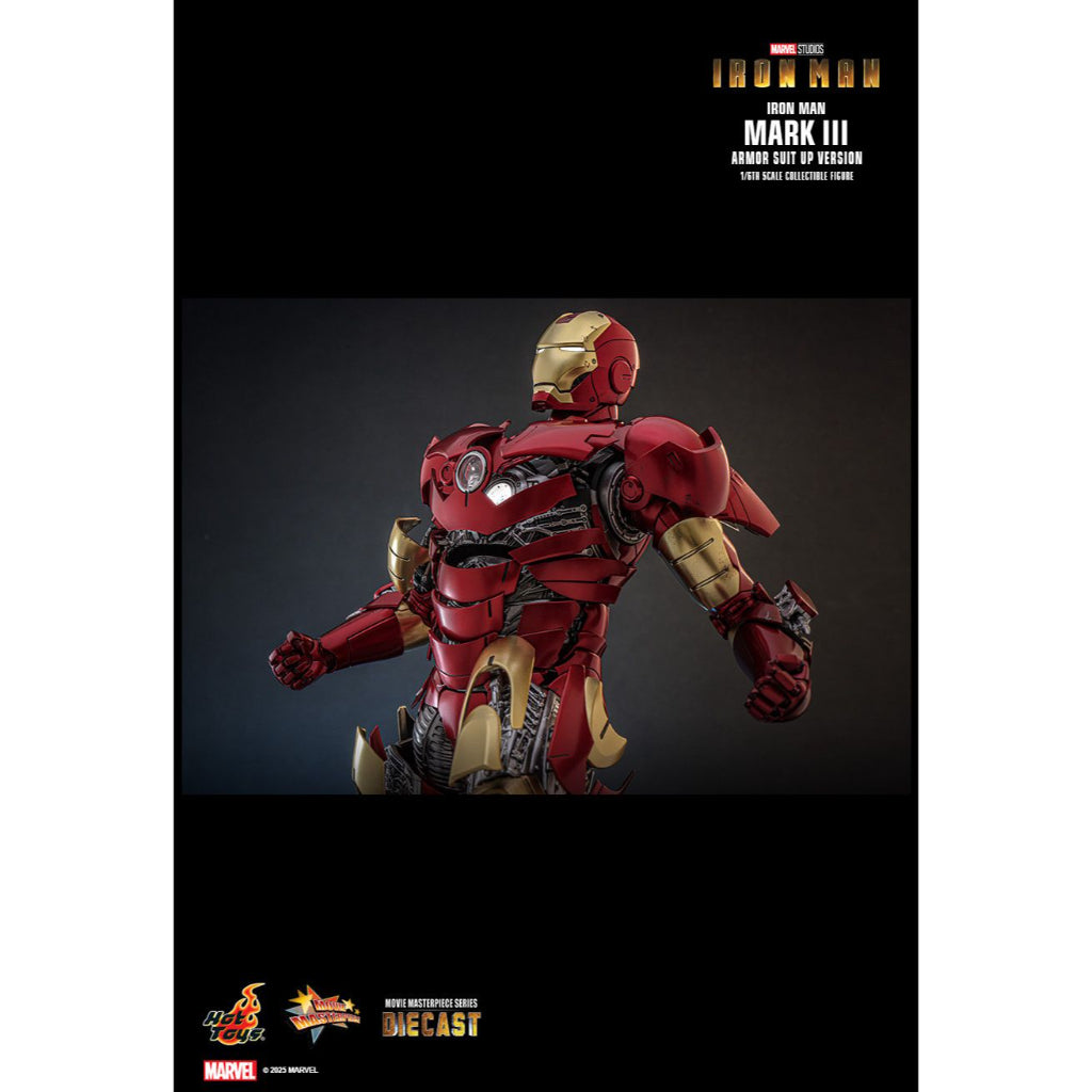 MMS825D72 - Iron Man 1/6th Scale Iron Man Mark III (Armor Suit Up Version)