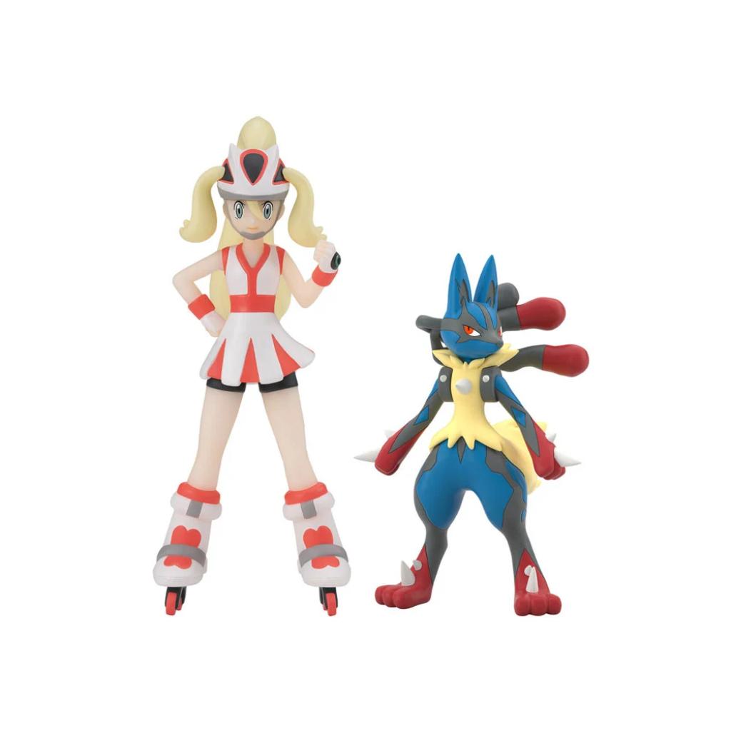 Shokugan Pokemon Scale World Kalos Region - Korrina & Mega Lucario (Bandai Online Shop Exclusive)
