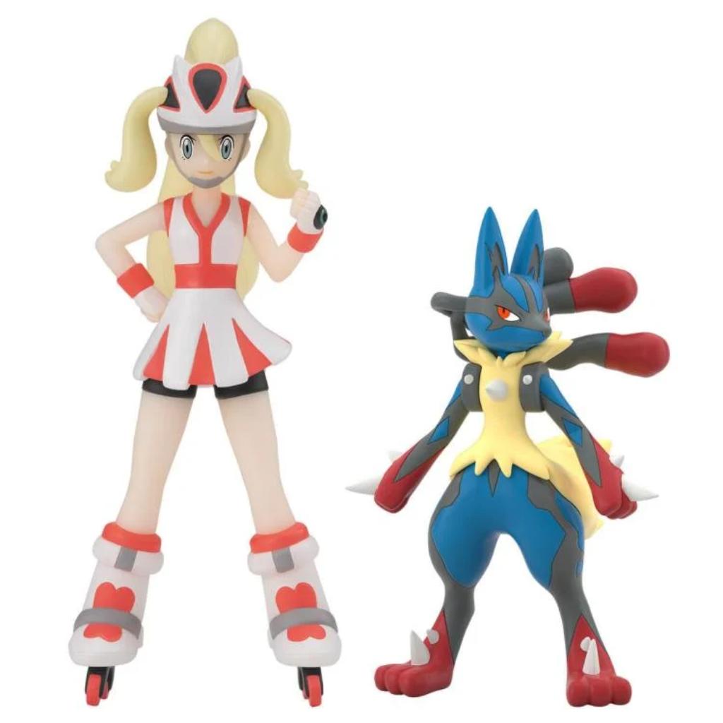 Shokugan Pokemon Scale World Kalos Region - Korrina & Mega Lucario (Bandai Online Shop Exclusive)