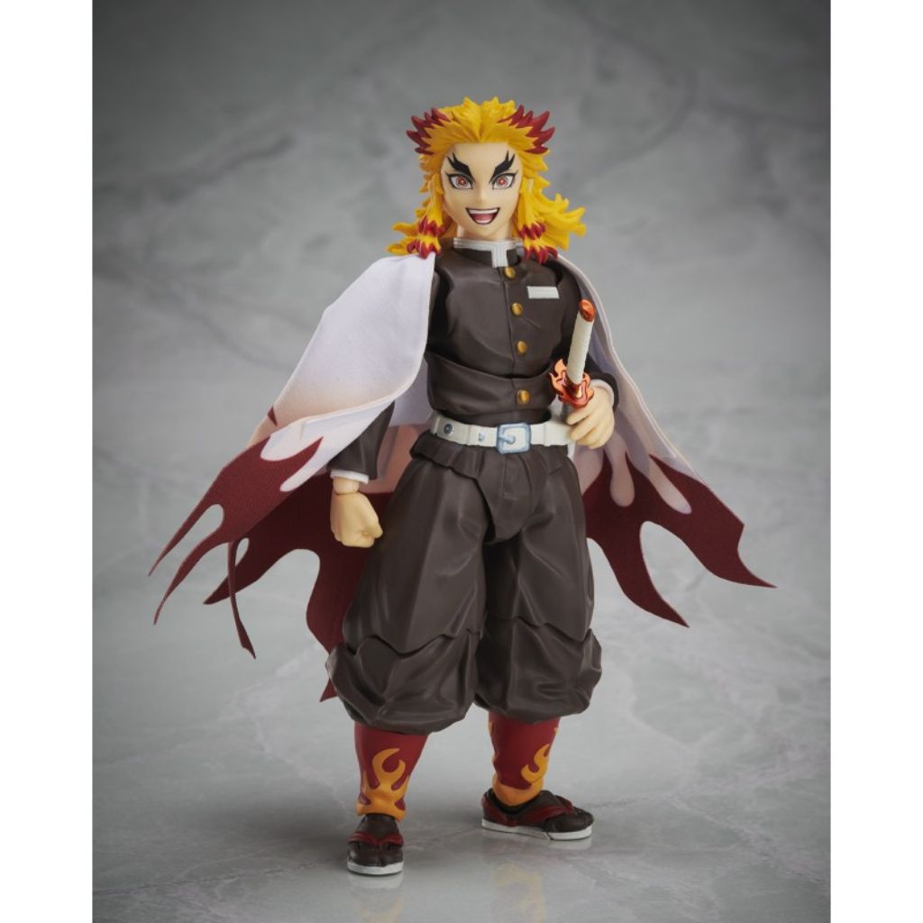 Demon Slayer: Kimetsu No Yaiba - Buzzmod. Kyojuro Rengoku Ver.2 1/12 Scale Action Figure