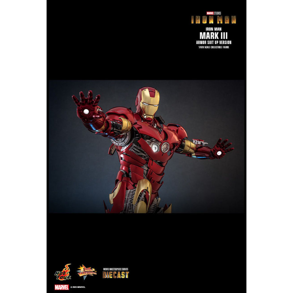 MMS825D72 - Iron Man 1/6th Scale Iron Man Mark III (Armor Suit Up Version)
