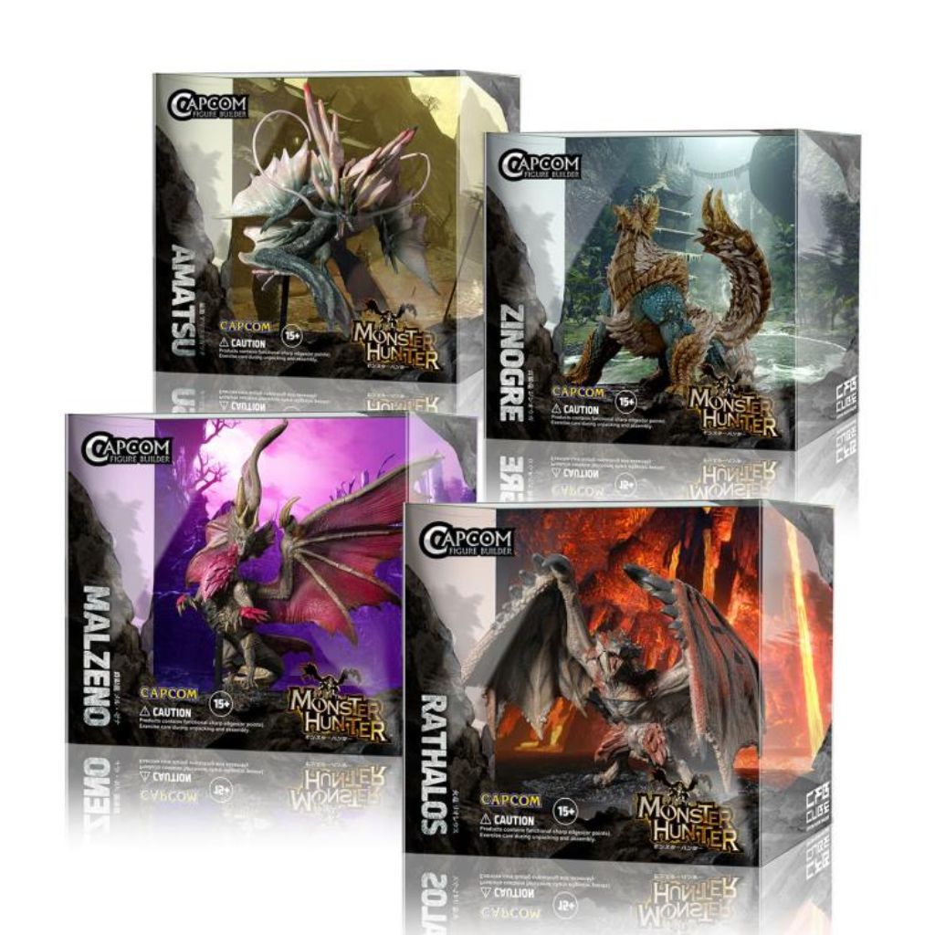 Monster Hunter Figure Builder Cube 4Pcs Box Set