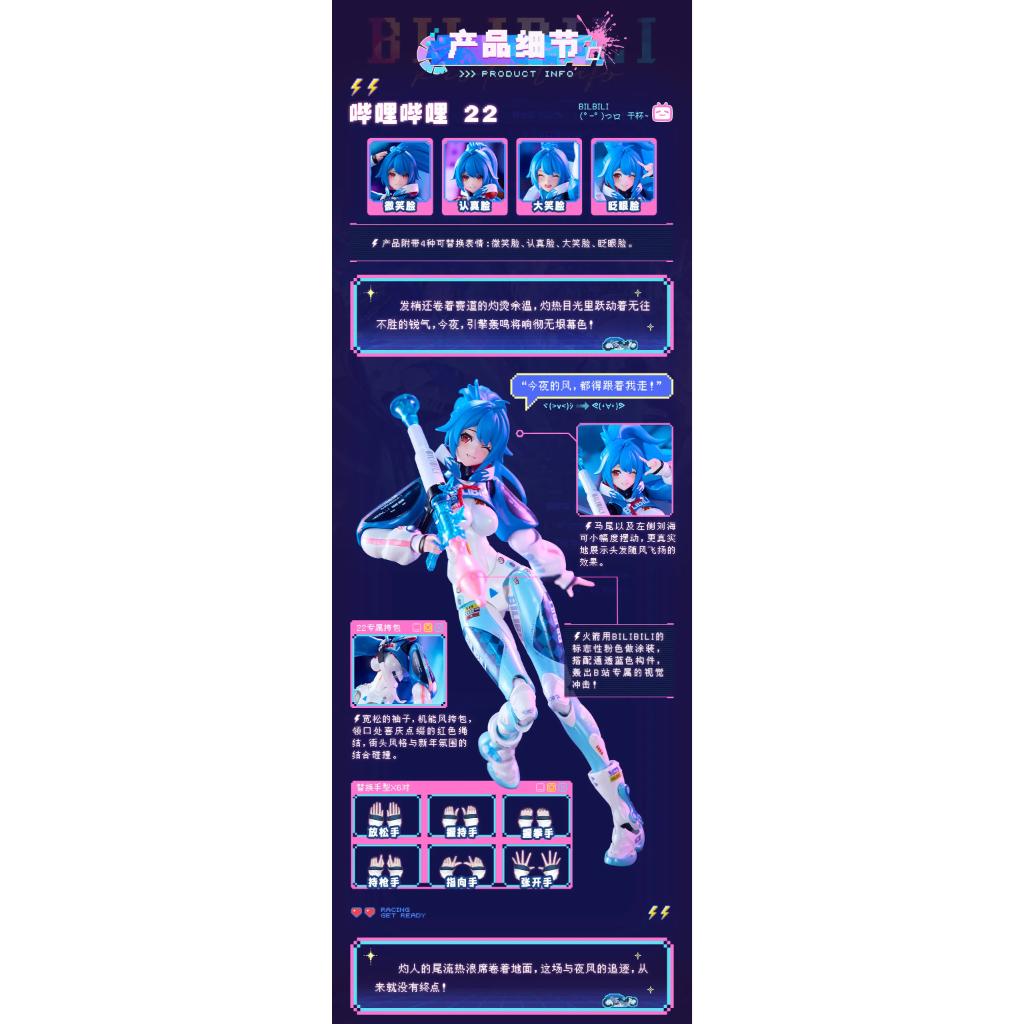 Bilibili 2233 Speed Slipstream - 1/12th Scale 22: Bainianji Ver. (Animester X Nuclear Gold Collaboration)