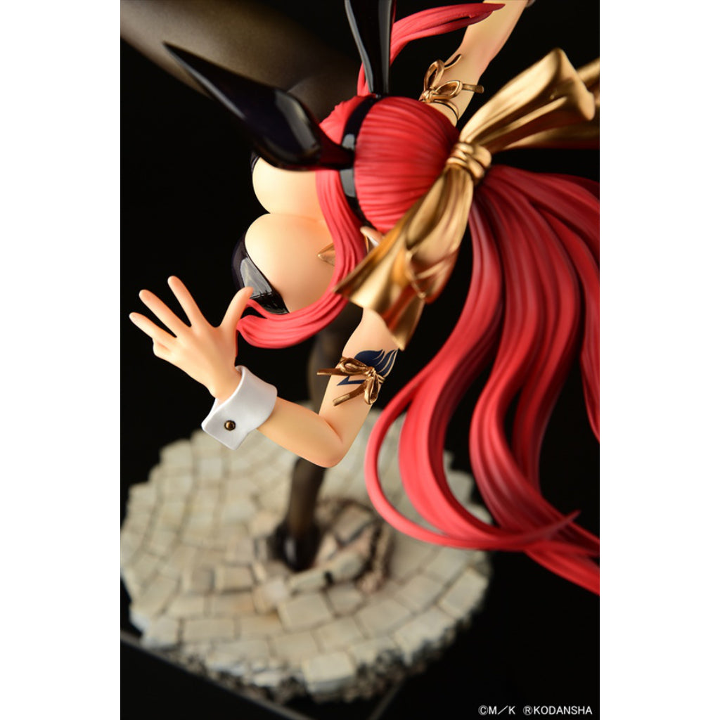 ORCATOYS Fairy Tail - Erza Scarlet High Kick Ver. Black Bunny Figurine