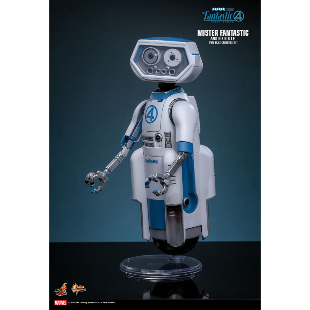 MMS822 - The Fantastic Four: First Steps 1/6th Scale Mister Fantastic and H.E.R.B.I.E. Collectible Set