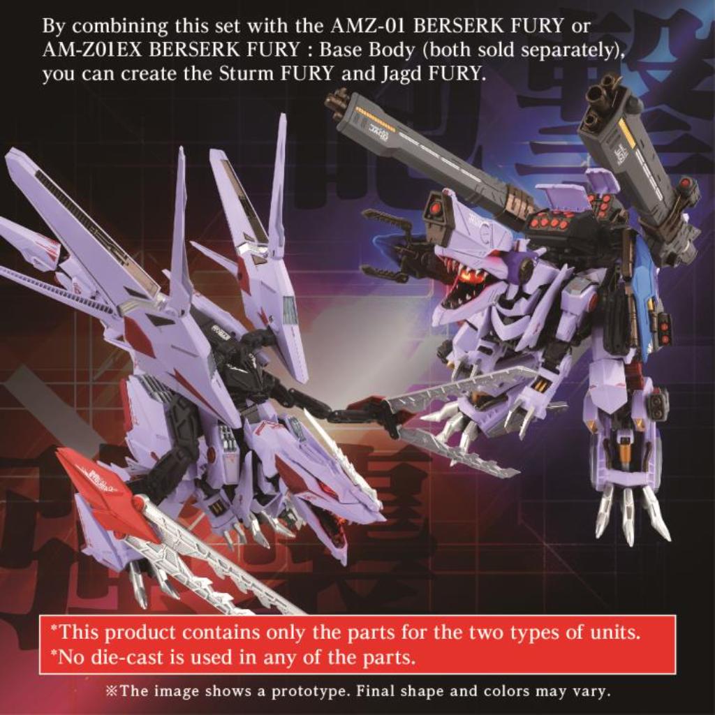 Adamas Machina Zoids AM-Z01CP Berserk Fuhrer Unit Set (No Body Model)
