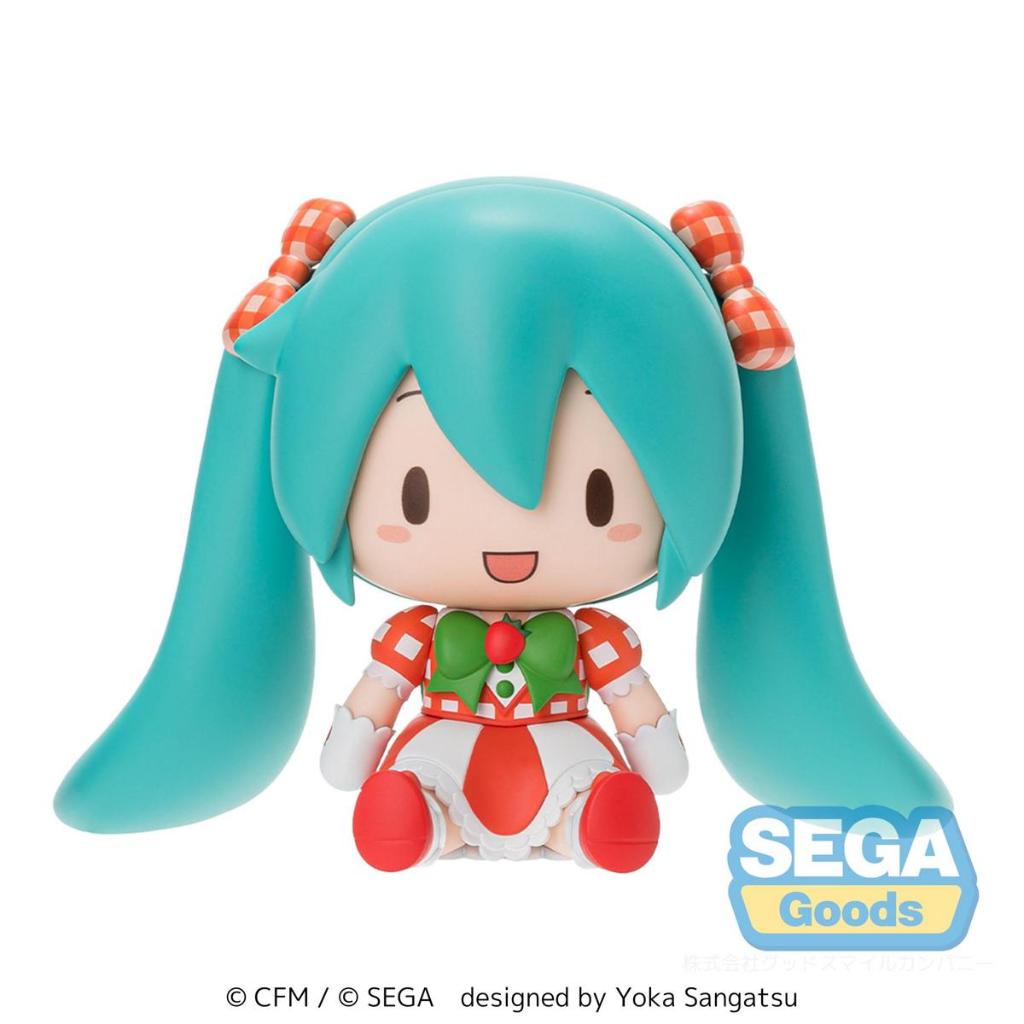 Hatsune Miku X Love And Berry Dress Up And Dance! Fuwapuchi Deformed Figure - Lovely Strawberry
