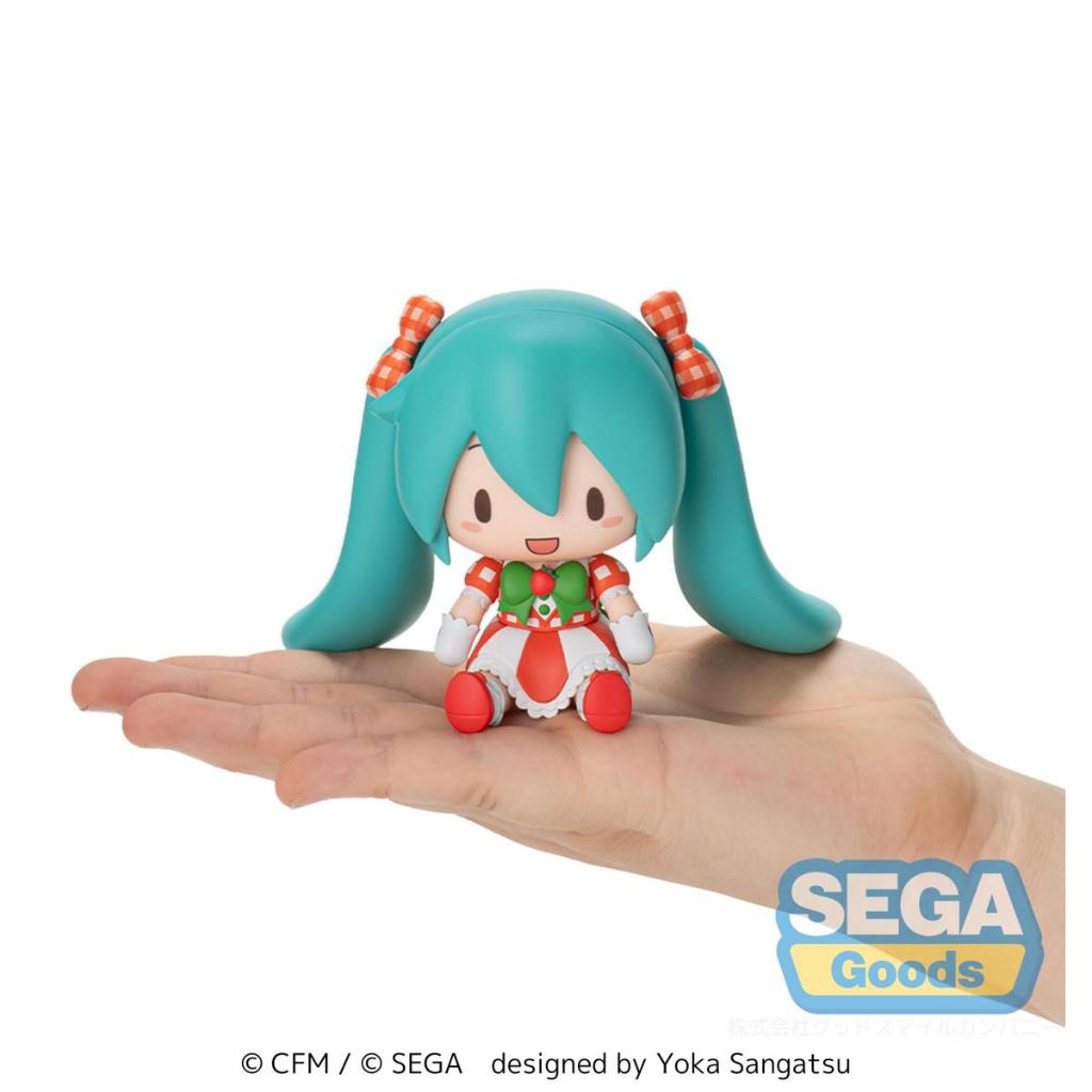 Hatsune Miku X Love And Berry Dress Up And Dance! Fuwapuchi Deformed Figure - Lovely Strawberry