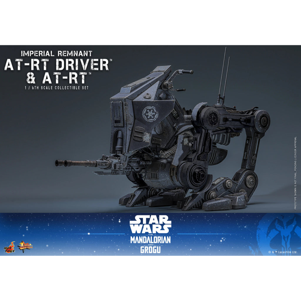 MMS875 Star Wars: The Mandalorian & Grogu - 1/6th Scale Imperial Remnant AT-RT Driver and AT-RT Collectible Set