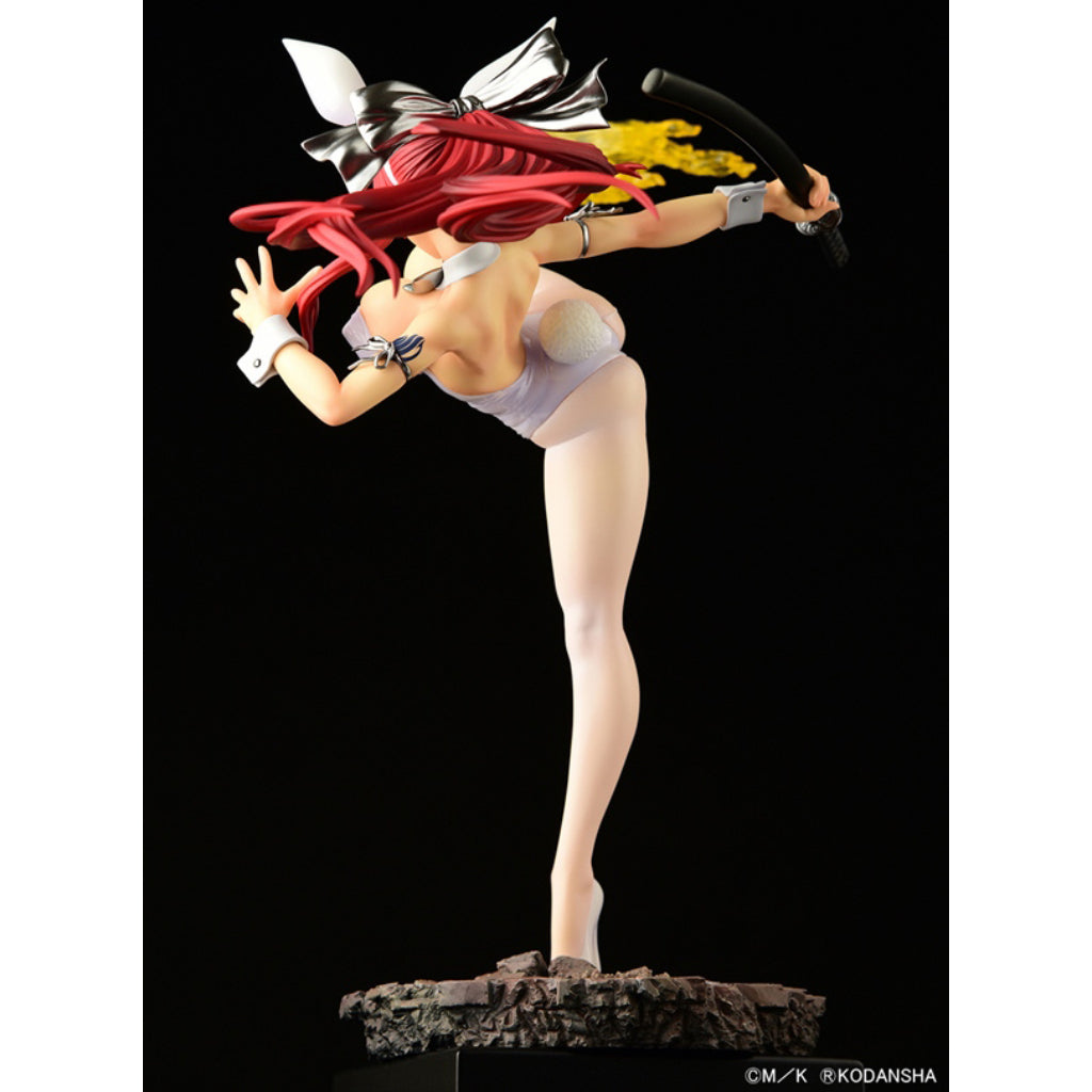Fairy Tail - Erza Scarlet High Kick Ver. White Bunny Figurine