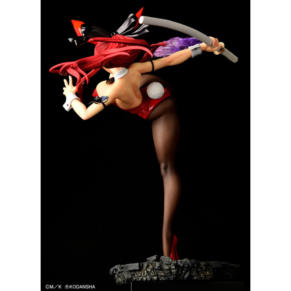ORCATOYS Fairy Tail - Erza Scarlet High Kick Ver. Crimson Bunny Figurine