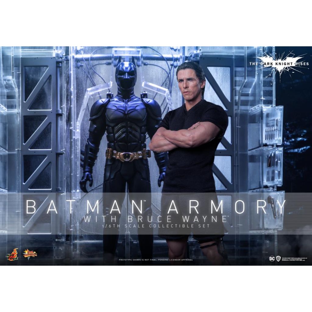 MMS702 The Dark Knight Rises - Batman Armory With Bruce Wayne
