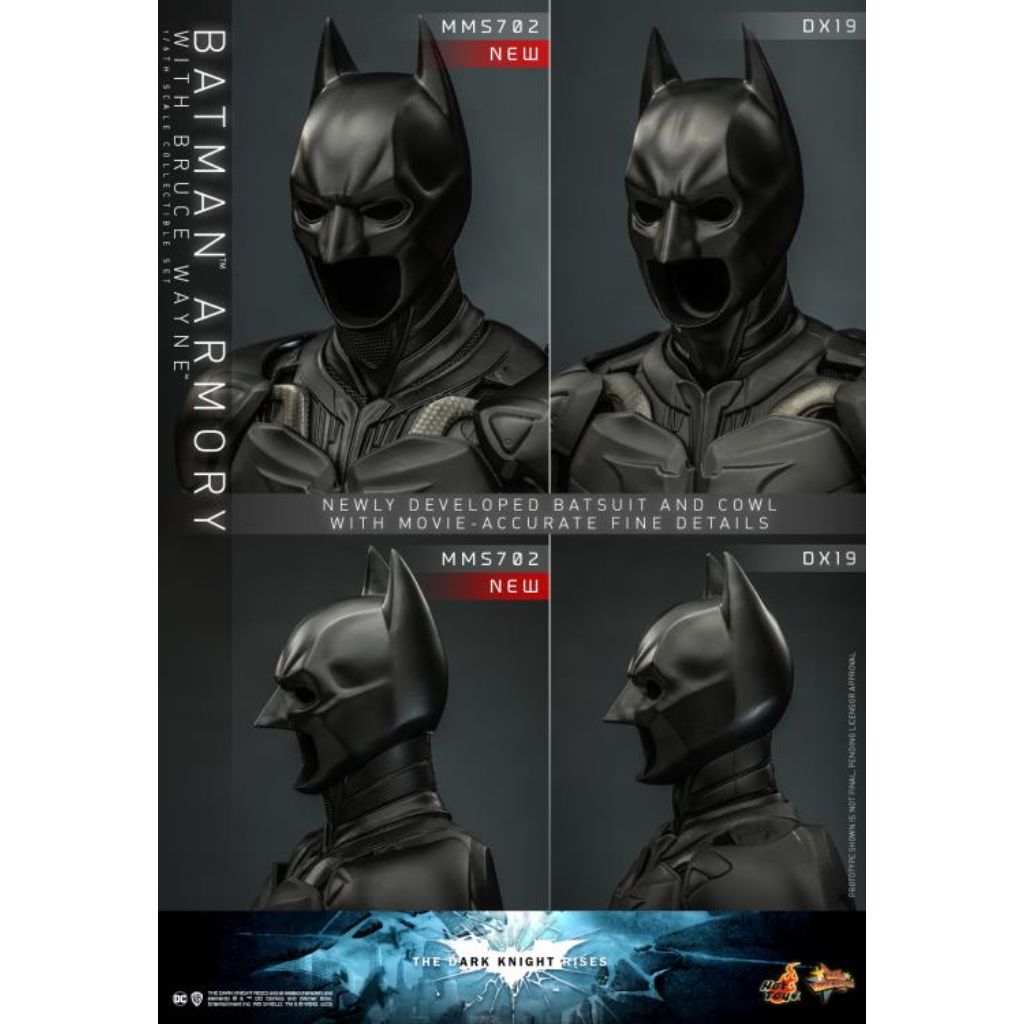 MMS702 The Dark Knight Rises - Batman Armory With Bruce Wayne