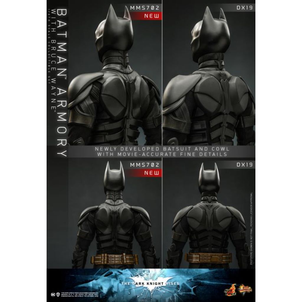 MMS702 The Dark Knight Rises - Batman Armory With Bruce Wayne
