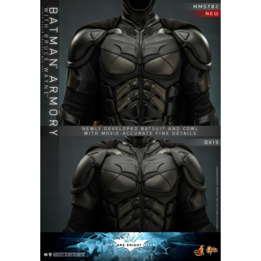 MMS702 The Dark Knight Rises - Batman Armory With Bruce Wayne