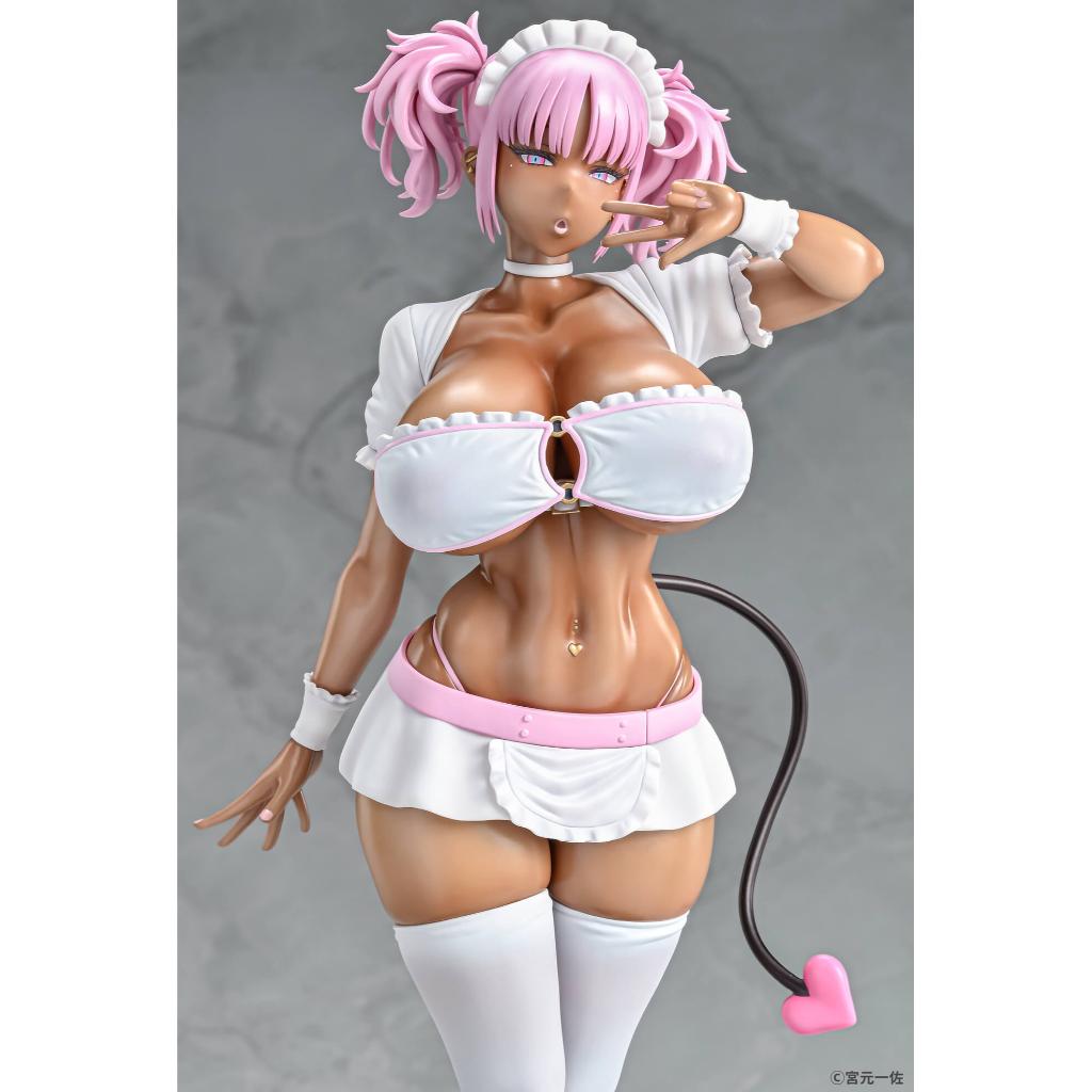 Black Gal Maid Succubus Cocoa Pink Ver. Figurine