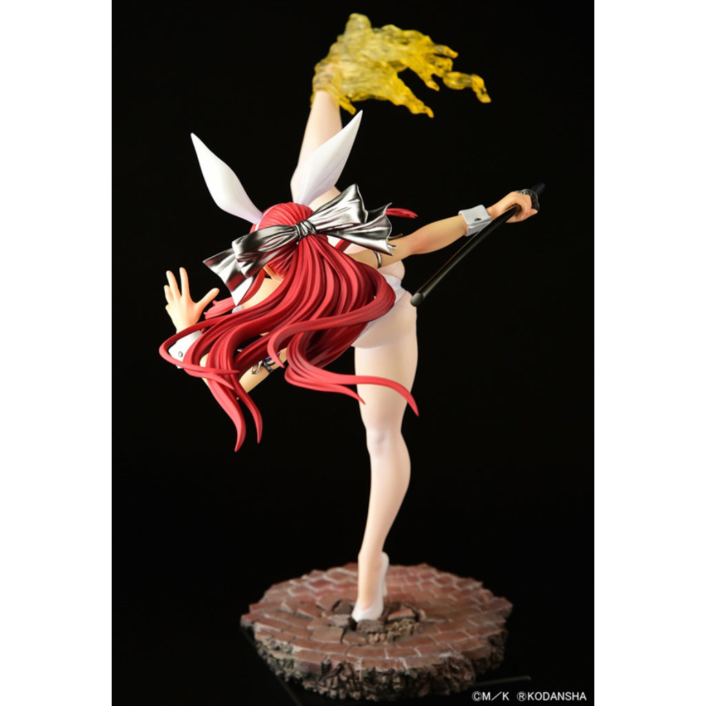 Fairy Tail - Erza Scarlet High Kick Ver. White Bunny Figurine
