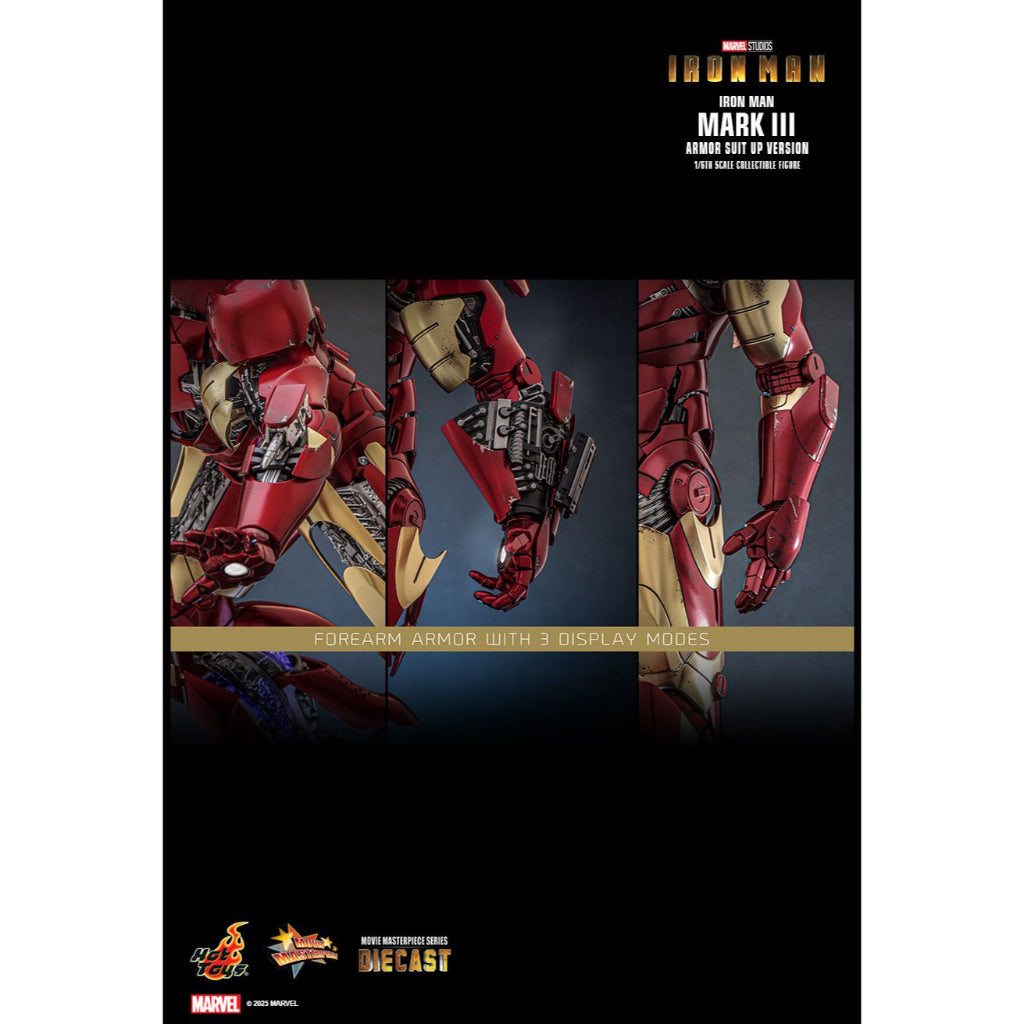 MMS825D72 - Iron Man 1/6th Scale Iron Man Mark III (Armor Suit Up Version)