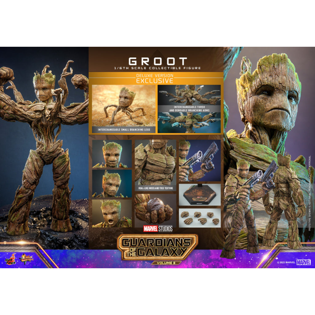 Movie Masterpiece Series MMS707 - Guardians Of The Galaxy Vol. 3 - Groot (Deluxe Version)