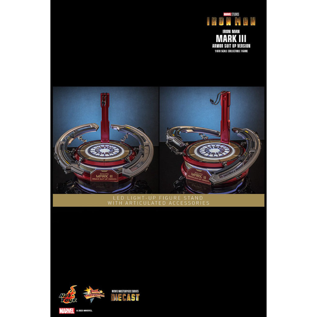 MMS825D72 - Iron Man 1/6th Scale Iron Man Mark III (Armor Suit Up Version)