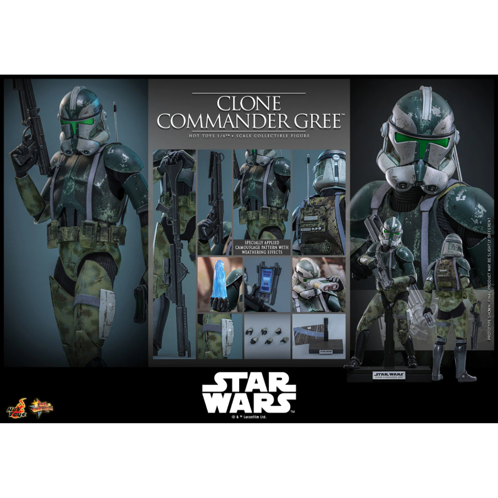 MMS877 - Star Wars: Revenge of the Sith - 1/6th Scale Clone Commander Gree