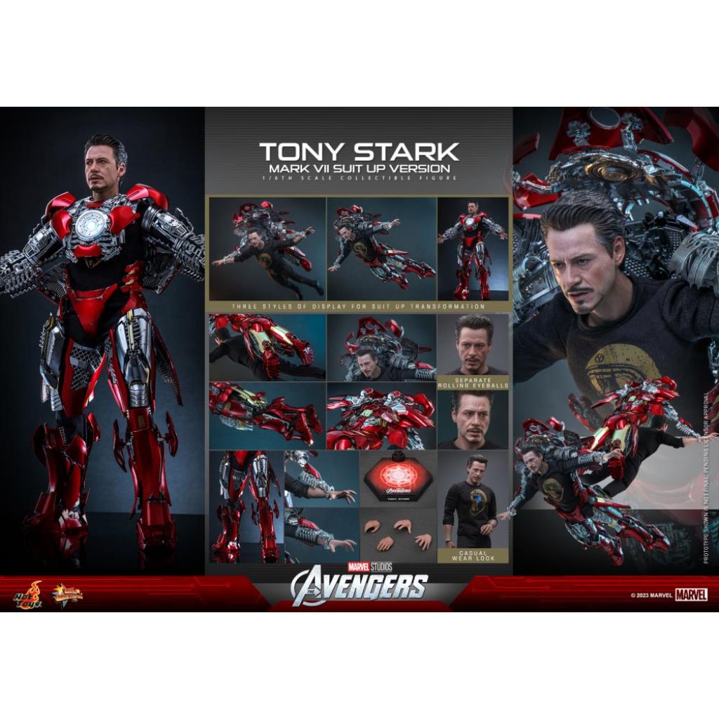 MMS718 The Avengers - 1/6 Tony Stark (Mark VII Suit up Version)