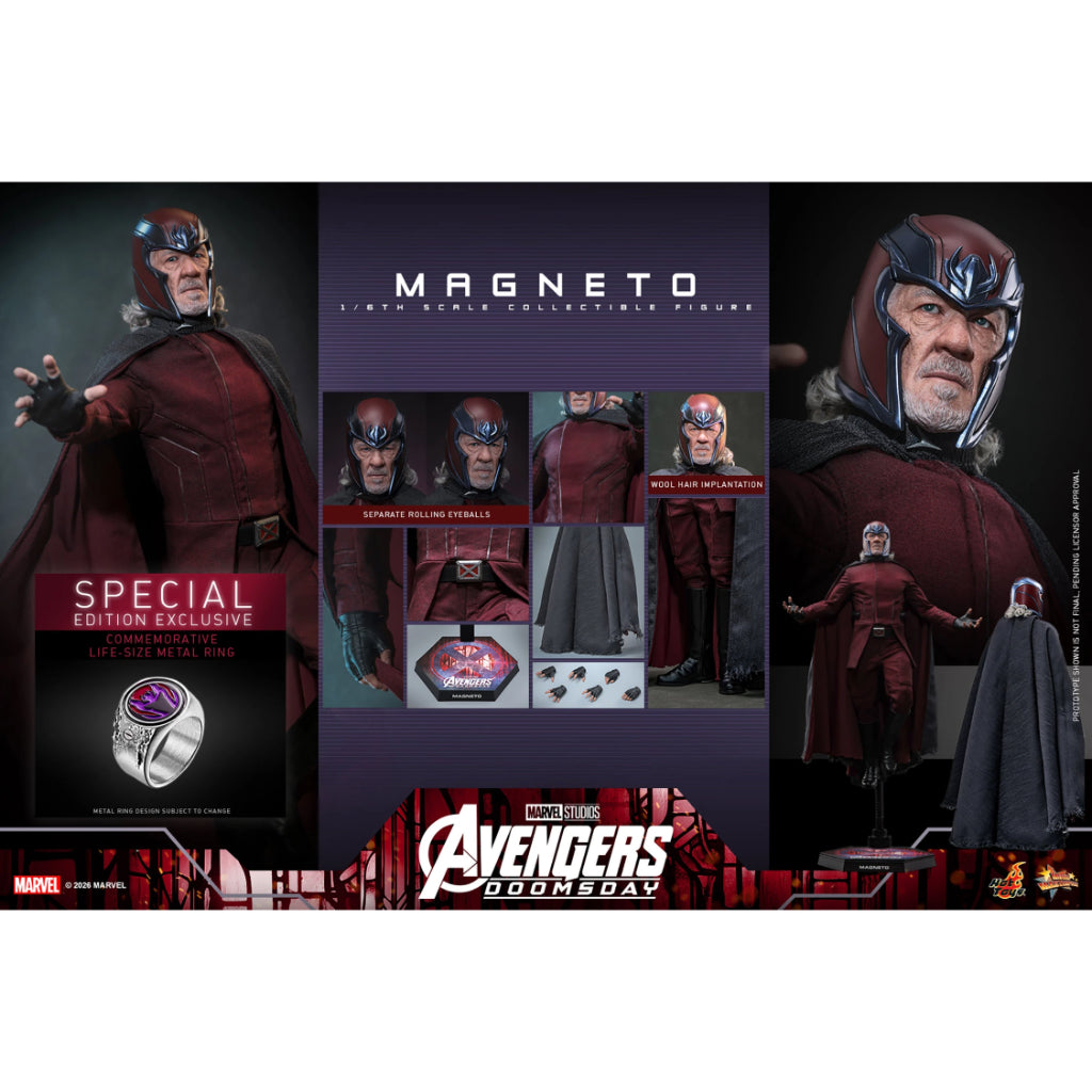 MMS912B Avengers: Doomsday - 1/6th scale Magneto (Special Edition)