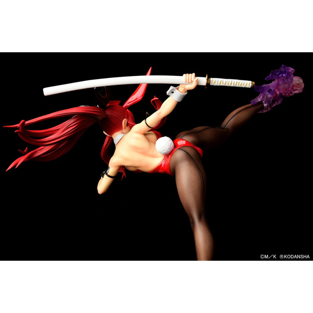 ORCATOYS Fairy Tail - Erza Scarlet High Kick Ver. Crimson Bunny Figurine