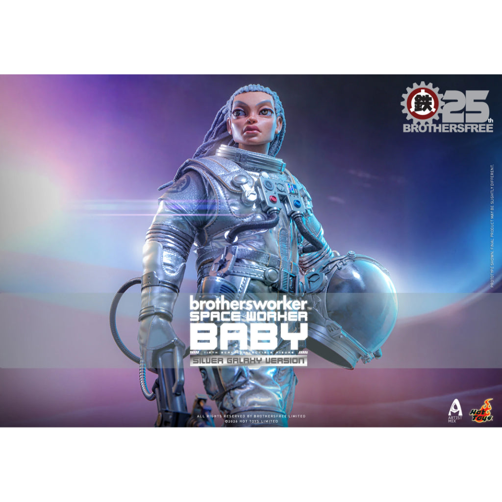 AMC041 Brothersfree x Hot Toys - 1/6th scale Space Worker Baby (Brothersfree 25th Silver Galaxy Version)