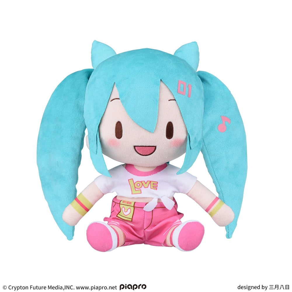Sega Hatsune Miku Live Audience Cheering Ver Fuwapuchi L Plush